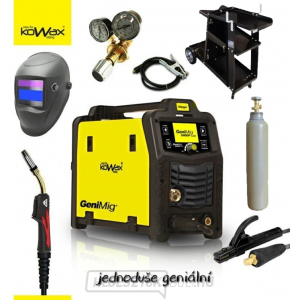 KOWAX GeniMig 240DP LCD zseblámpa 4m kábelek 3m szelepház 3m szelepház kocsi palack gallery main image