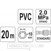 PVC levegőtömlő 10mm, 20m Előnézet 