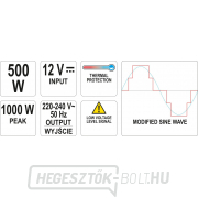 Feszültségváltó 12/230V 500W náhled
