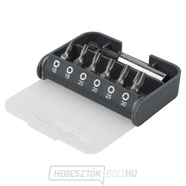 WOLFCRAFT - Doboz bitekkel, 7 részes, 6x Torx 10-30 + adapter