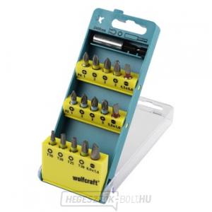 WOLFCRAFT - Bit lapos/kereszt, doboz 16 db WOLFCRAFT - Bit lapos/kereszt, doboz 16 db gallery main image