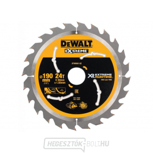 Dewalt Flexvolt fűrészlap 190x30mm 24Z