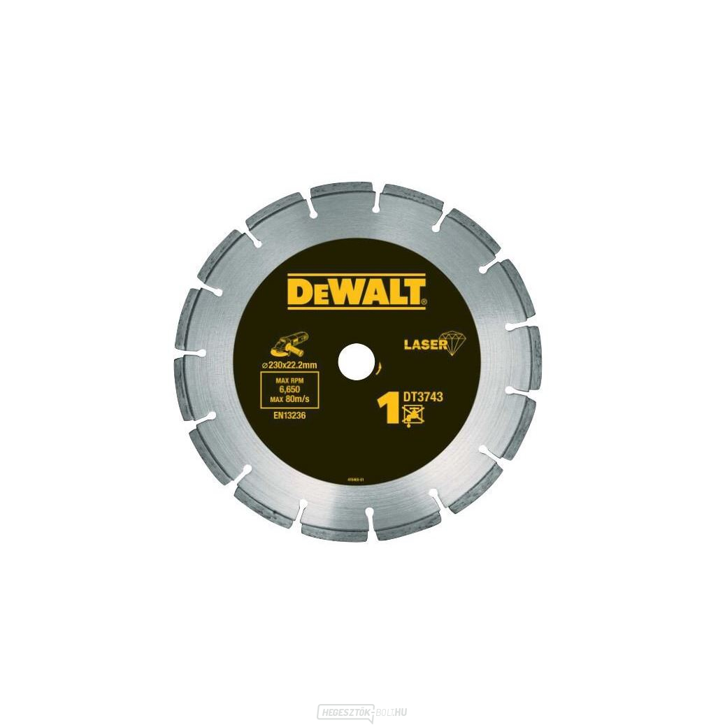 Dewalt Diamond lézertárcsa 230x22,2mm Építőanyagokhoz