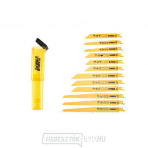 Dewalt 12 részes dugattyús fűrészlap készlet tárolótokban Dewalt 12 részes dugattyús fűrészlap készlet tárolótokban gallery main image