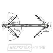 Kétoszlopos emelő 4,2 t PROFI Előnézet 