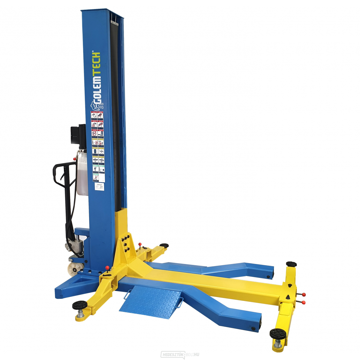 Egyoszlopos mobil emelő Golemtech 2500 kg