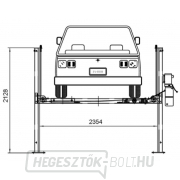 Parkoló négyoszlopos lift Golemtech 3500 kg Előnézet 