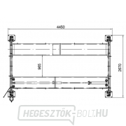 Parkoló négyoszlopos lift Golemtech 3500 kg Előnézet 