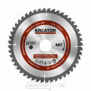 KREATOR KRT020503 - Univerzális fűrészlap 185mm, 48T gallery main image