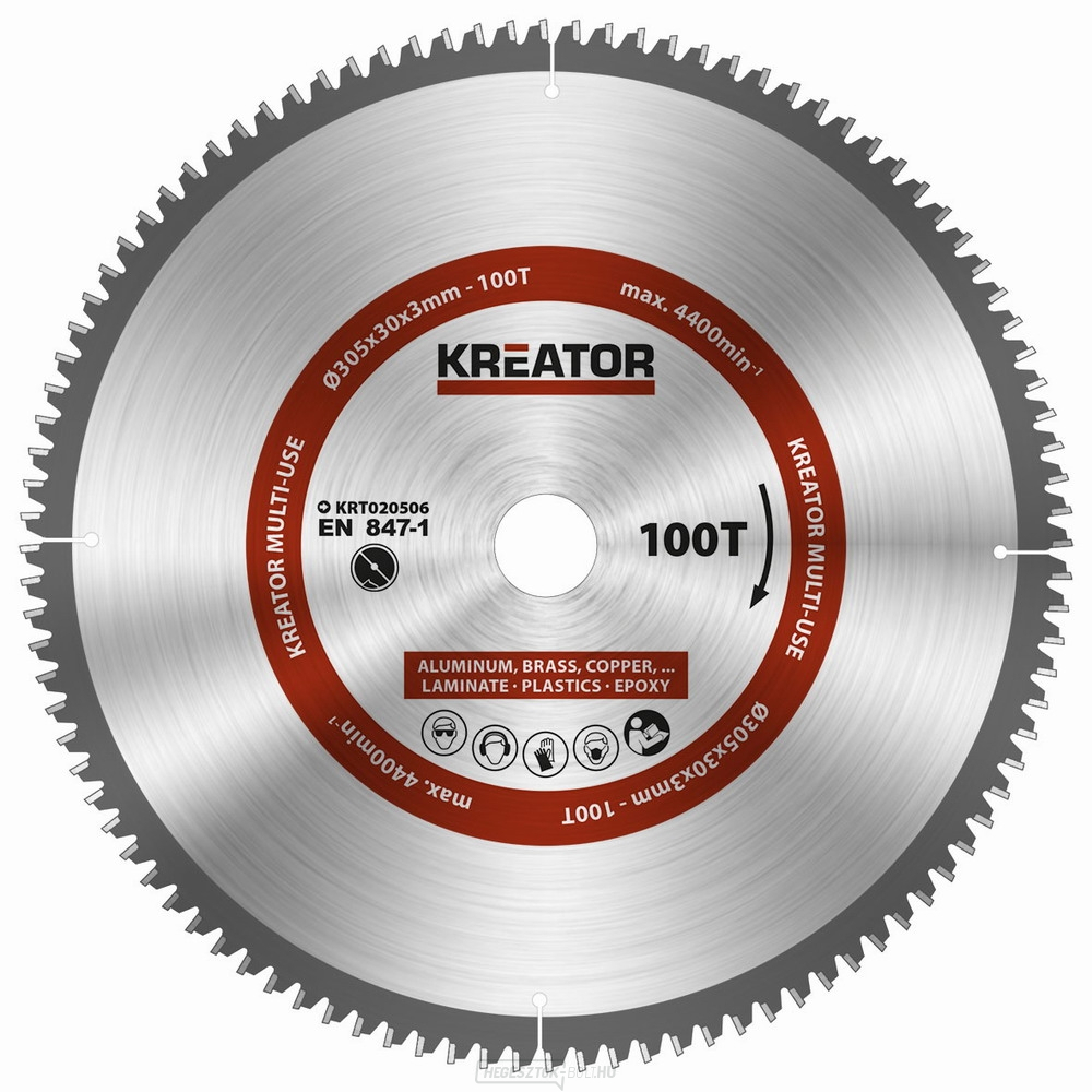 KREATOR KRT020506 - Univerzális fűrészlap 305mm, 100T