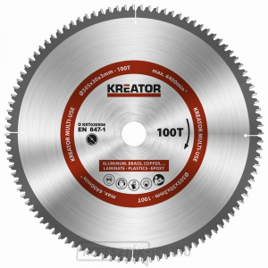 KREATOR KRT020506 - Univerzális fűrészlap 305mm, 100T