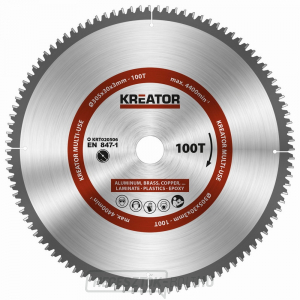 KREATOR KRT020506 - Univerzális fűrészlap 305mm, 100T gallery main image