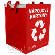 Válogatott hulladékzsákok SORT EASY 4 KARTON, 30x30x40cm, 4x36l, 4 db SIXTOL náhled