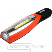 Yato szerelőlámpa 1+1 LED, vezeték nélküli, 3.7V Li-ion, mágnes+kampó, 180lm Előnézet 