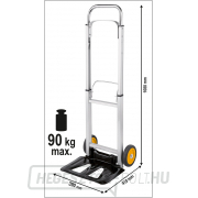 VOREL Raktári kocsi összecsukható kapacitása 90kg náhled
