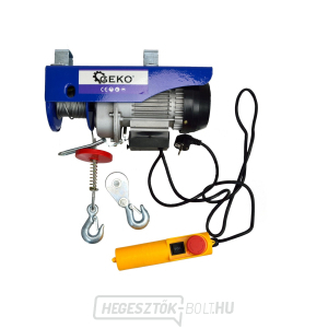 GEKO Elektromos csörlő, 150/300kg, 1300W gallery main image