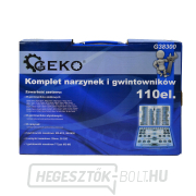 Menetfúró és menetmetsző készlet 110 db (3) Előnézet 