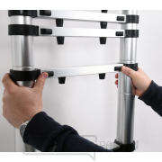 Yato teleszkópos létra 13 lépcsős 3,8 m, teherbírása 150 kg náhled