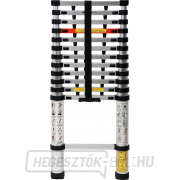 Yato teleszkópos létra 13 lépcsős 3,8 m, teherbírása 150 kg gallery main image