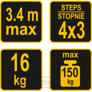 VOREL létra MULTIFUNKCIÓS 4x3 náhled