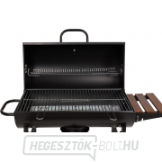 LUND Grill BARREL II faszénen 71 x 34,5 cm polcokkal Előnézet 