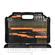 GEKO HSS és HSS-TiN fúrók, bitek és süllyesztők, 246 darabos készlet. Előnézet 