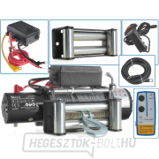 Elektromos kötélcsörlő 4500 W/12 V, 5,44 t, nagyobb terepre, vontatáshoz - GEKO gallery main image