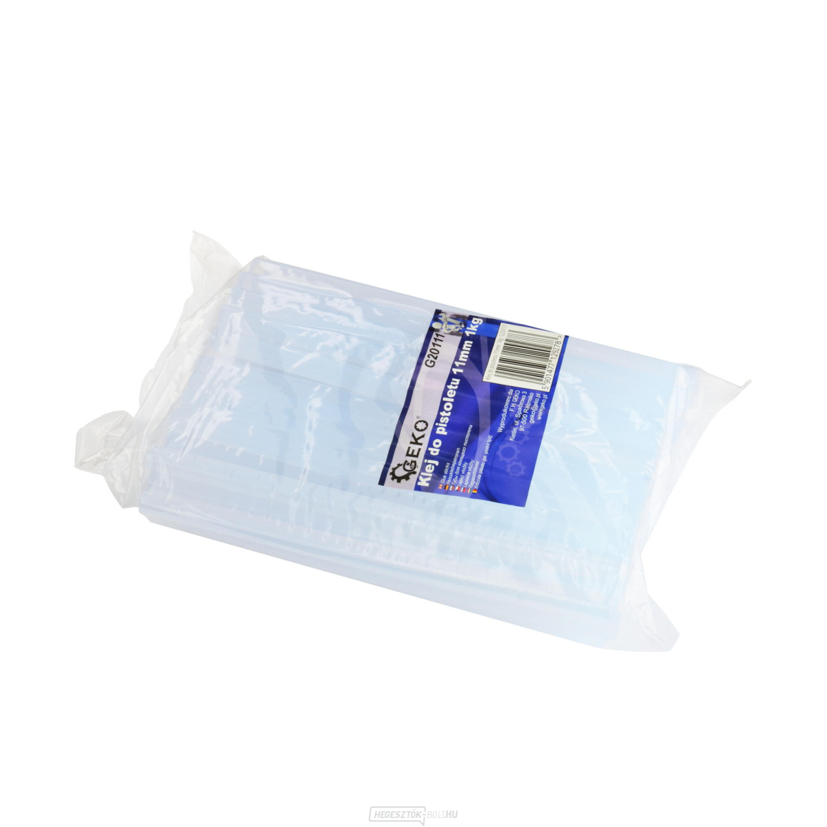 Patronok az olvasztópisztolyhoz - rúd 11x200 mm, átlátszó, 1 kg