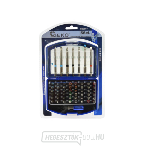 Csavarhúzó bitkészlet - lapos, kereszt, Allen, Torx, 56 darab Csavarhúzó bitkészlet - lapos, kereszt, Allen, Torx, 56 darab gallery main image