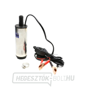 GEKO Mini dízel szivattyú, 12V, 25l/perc, átmérő 52mm, 60W, 3m tömlőn gallery main image