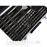 SDS PLUS fúró- és vésőkészlet, 17 darabos, alumínium dobozban  Előnézet 