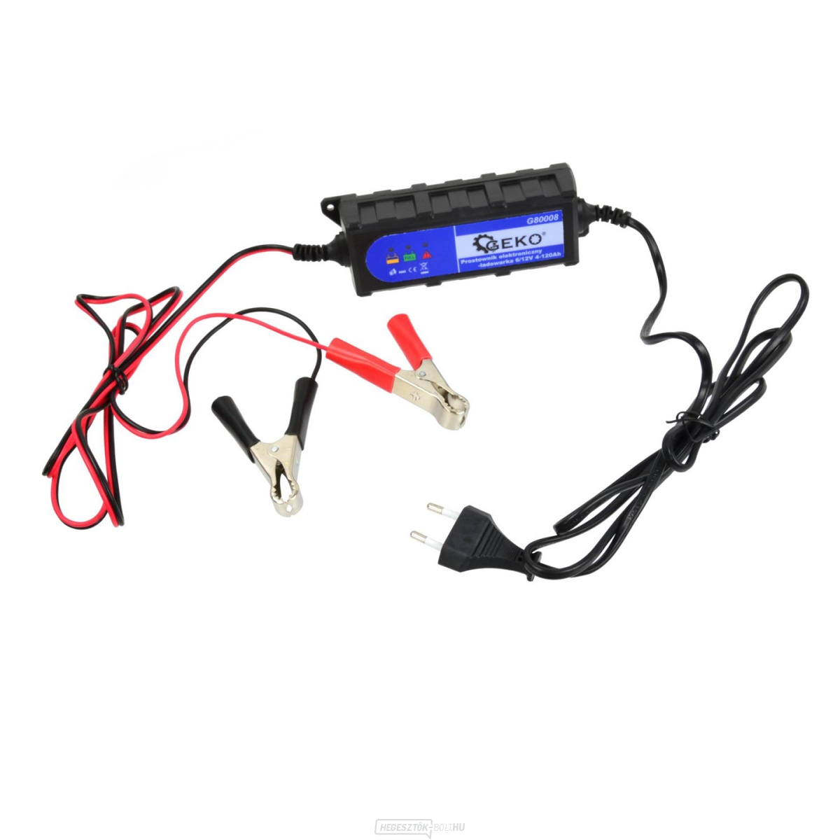 GEKO Akkumulátor töltő 6/12V