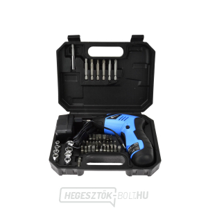 GEKO Akkus csavarhúzó 3.6V tartozékokkal + tok GEKO Akkus csavarhúzó 3.6V tartozékokkal + tok gallery main image