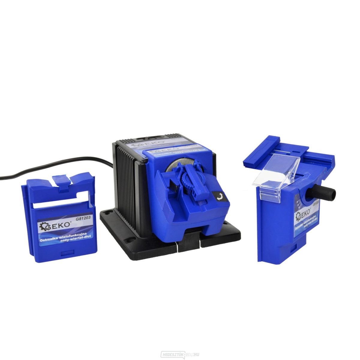 GEKO többfunkciós elektromos köszörű 3 az 1-ben, 65 W, élező, véső, véső