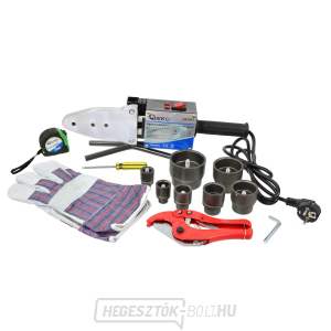 GEKO hegesztőgép polifúziós műanyag csövekhez, 1500W, 16-63mm GEKO hegesztőgép polifúziós műanyag csövekhez, 1500W, 16-63mm gallery main image