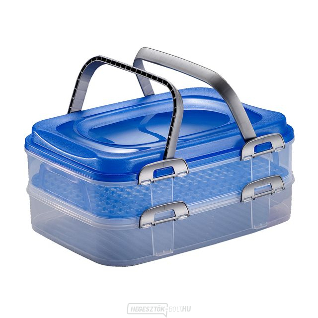 Piknik Party doboz 2 szintes 40x30x18cm