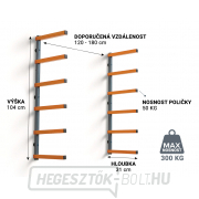 BORA Fali rendszerező - 6 soros BORA Fali rendszerező - 6 soros náhled