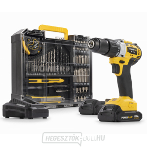 POWERPLUS POWX00850 - Akkus fúrókalapács 20V plusz 78 tartozék POWERPLUS POWX00850 - Akkus fúrókalapács 20V plusz 78 tartozék gallery main image