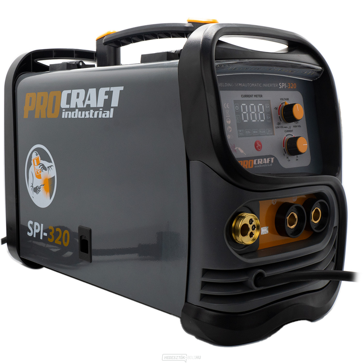 Félautomata hegesztő inverter (CO2) MIG/MAG, MMA Procraft SPI-320 (20-160A) | SPI-320