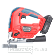 EXTOL SHARE 20V dugattyús fűrész, 20V Li-ion, 2000mAh náhled