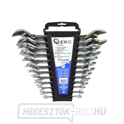 GEKO Villáskulcsok síkpolírozott, 12-es készlet, 6-32mm, műanyag. tartó GEKO Villáskulcsok síkpolírozott, 12-es készlet, 6-32mm, műanyag. tartó gallery main image
