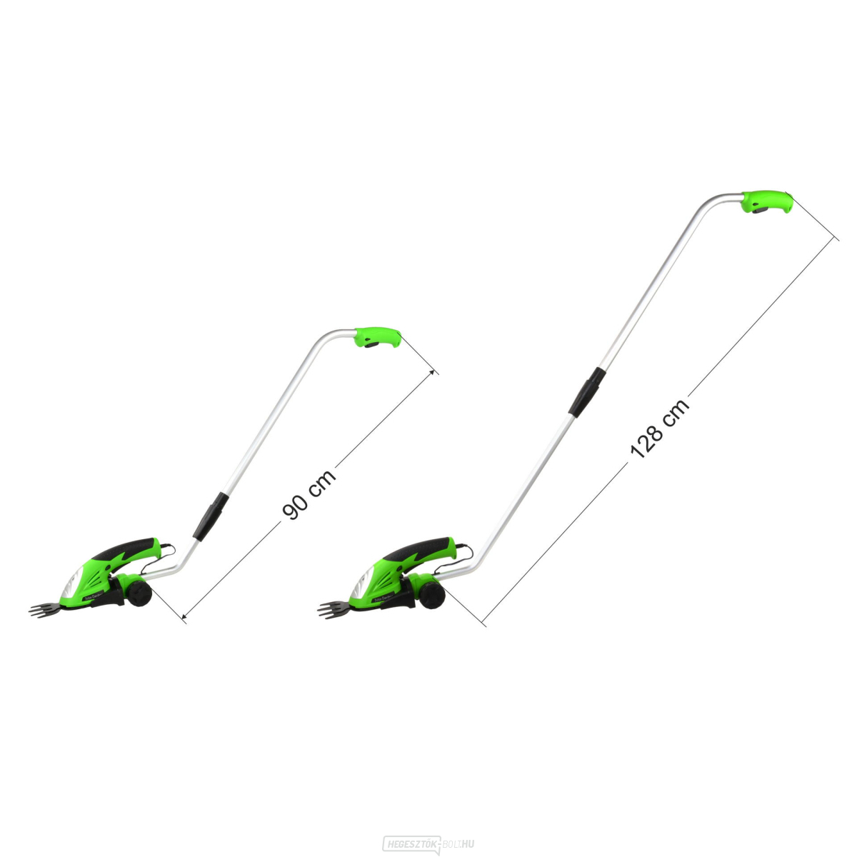 GEKO Akkus fű- és sövényolló teleszkópos nyéllel 7,2V GEKO Akkus fű- és sövényolló teleszkópos nyéllel 7,2V gallery main image