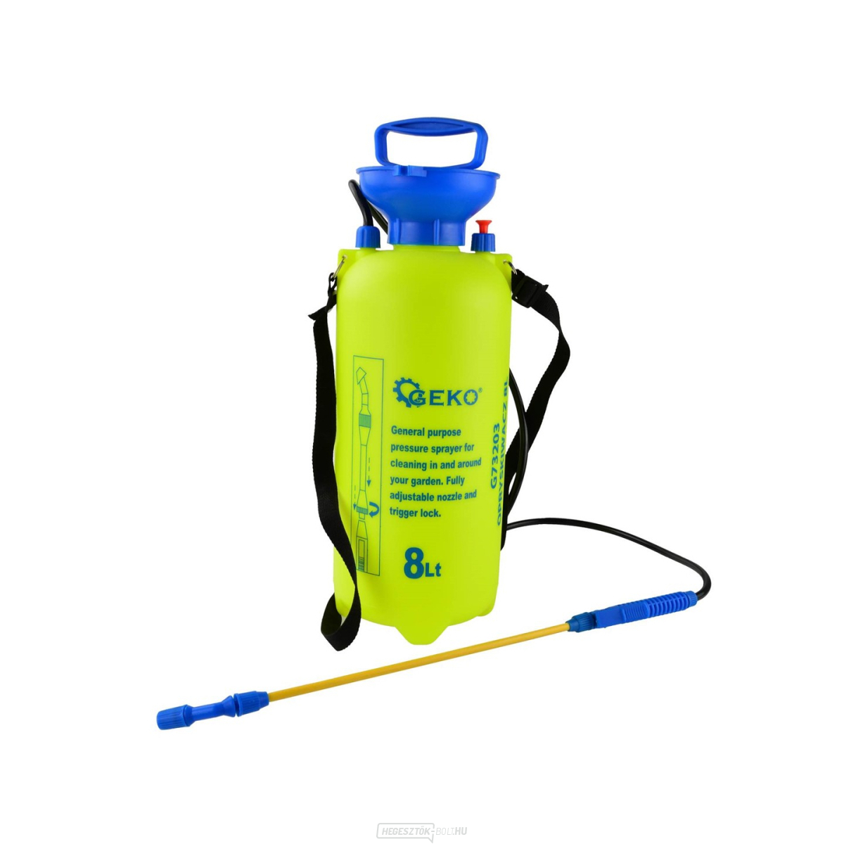 GEKO Nyomós kerti permetezőgép 8l