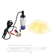 GEKO Mini dízel szivattyú, 12V, 12l/perc, átmérő 37mm, 40W, tömlő 3m gallery main image