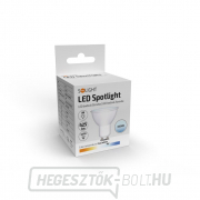 Solight LED izzó, spot, 5W, GU10, 6000K, 425lm, fehér, fehér Előnézet 