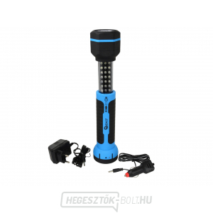 GEKO Műhelylámpa 30 + 6 LED teleszkópos 230V/12V GEKO Műhelylámpa 30 + 6 LED teleszkópos 230V/12V gallery main image