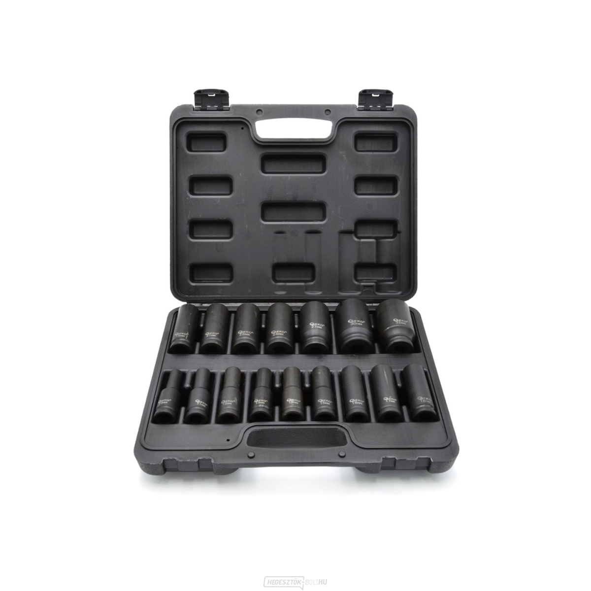 GEKO 16 db ütőhüvely készlet 1/2 GEKO 16 db ütőhüvely készlet 1/2