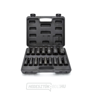 GEKO 16 db ütőhüvely készlet 1/2 GEKO 16 db ütőhüvely készlet 1/2