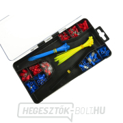 Multifunkciós kábelcsupaszító fogó + csatlakozók és kábelkötegelők készlete 260 db (5/20) Előnézet 