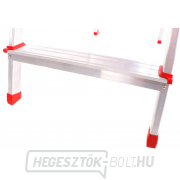 SIXTOL Összecsukható alumínium lépcsők ALU STEPS 6, 6 lépcsőfok, legmagasabb lépcsőfok 130 cm, teherbírás 120 kg náhled